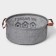 Storage basket with handles Round shares My Basket, 30 × 30 × 13 cm, color gray color