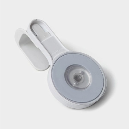 A hook on Velcro of a share, 12 × 6.5 × 4.7 cm, white color-3