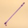 Fly collar "shower" luminous, with a bell, 30 x 1 cm, polyester, purple