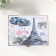 Casket Wood "Eiffel Tower and Pion" 12x16x12 cm