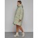 Coat insulated winter female, size 44, color light green