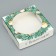 Box for Makarun with low sides “Happy New Year!”, Wreath, 11x 11x 3 cm, New Year