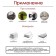 Dowel "Tundra Krep", for aerated concrete, nylon, 8x55 mm, 40 pcs
