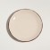 Plate "Pearl", d = 21 cm, beige, porcelain