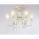 Crowning chandelier with crystal Ambrella Light, Traditional, TR3242, 6HE14, beige color, gold