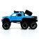 Inertial jeep 6x6, 1:16, light and sound, blue color