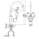 Kitchen mixer D&K RHEIN PAULINUS DA1352401, one -leaf, chrome