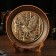 Souvenir "owl" plate, ceramics, gypsum, d = 16 cm