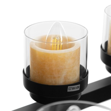 Sommelier chandelier 10he27 40w Black 83x30x40-140cm-9