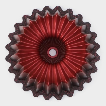 Baking form 26x9.5 cm Lotus red color-1