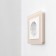 Frame W0012743, 1 Acrylic Rosette, Ivori