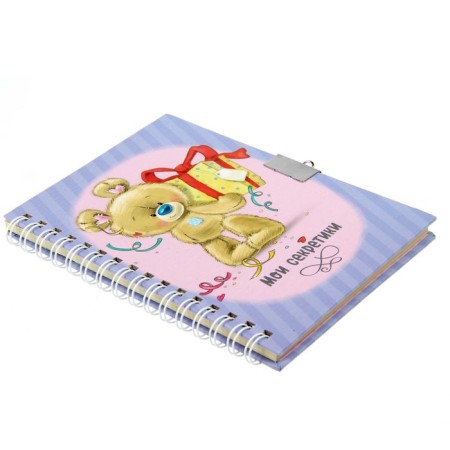 Notebook on the lock "My Secrets", 50 sheets, A6-4
