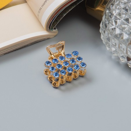 Hair crab "Classic" 2.5 cm, gold mix-3