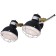 Wall lamp 2x40W E14, size 43x27x17.5 cm