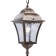 Garden-park lamp Feron PL615, IP44, E27, 60 W, 145x145x800 mm, color black gold