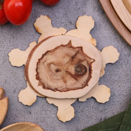 Hot “Turtle” stand, 12cm, juniper-1