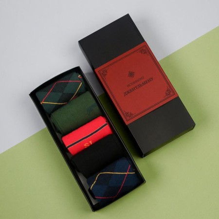 A set of socks "True gentleman" p. 39-40 (24-26 cm)