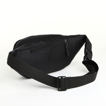 Lightning waist bag, 3 outer pockets, gray/black color-3