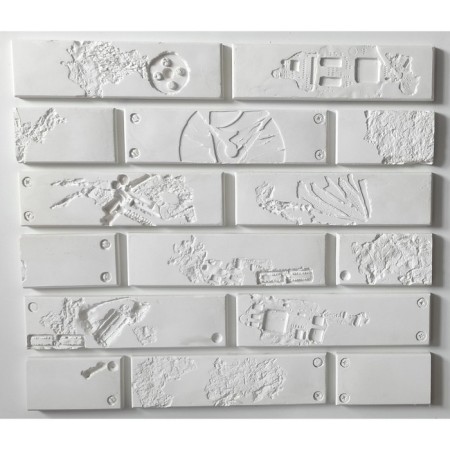 Gypsum tiles 246x66 technology 0.5 sq.m. (26 pcs in packaging)