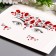Plastic sticker on the face of the rhinestones "Patterns" MIX 14.5x17.5 cm
