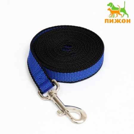Leash 3 m x 2 cm, blue-black