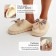 Women's slippers, size 36-37, milk