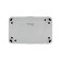 Horizontal block 2 sockets (ceramics) mini ip54 with grounding, o/y, gray kranz