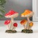 Polystone souvenir "Three red fly agaric" mix 8.9x5.8x5.4 cm