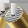 Technical C051CL-U-2WMG, 2XGU10, 10W, 34.4x6x12 cm lamp, white and matte gold