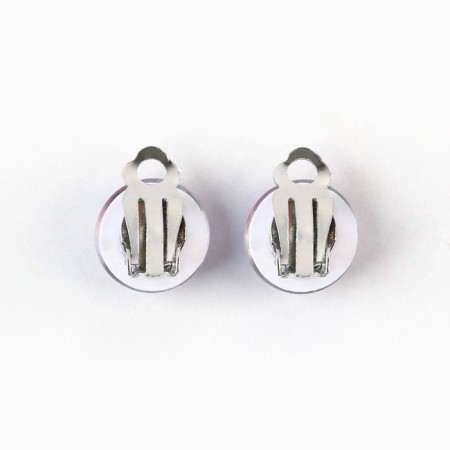 Earrings Clips "Anime", 1 x 1.4 x 1.8 cm-4