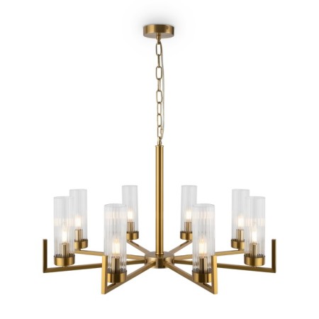 Suspended lamp Freya Fr5214PL-08BS ADELINE, 750X750X730 mm, E14, 8x60W, brass color