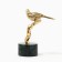Figurine "bird" marble brass 16 x 8 x 24 cm
