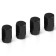 Caps on the tire valve K-1, black, metal, 4 pcs. AVC06