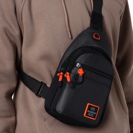 Ryukzak-Sling, 17*8*30 cm, lightning department, 1 n/k, gray-8