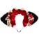 Carnival rim "anime ears", red color