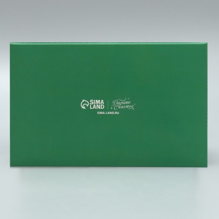 Folding box with bilateral application "Happy New Year!", 16 x 10 x 10 cm, New Year-4