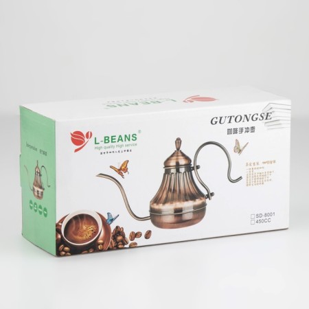 A teapot of stainless steel “Sultan”, 420 ml, 304 steel, bronze color-3