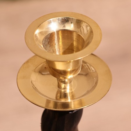 Liana candlestick 27.5 cm, shisham tree-4
