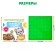 Geobord “Mathematical tablet: alphabet and numbers” with instructions according to the schemes, according to the Montessori method