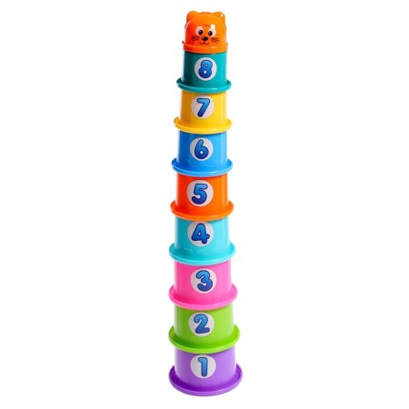 Developing toy "Pyramids-Stakaniki: Miloty", 9 objects-2