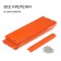 Galvanized flowerbed, d = 140 cm, h = 15 cm, orange, Greengo