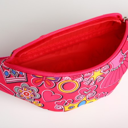 Board children's belt with lightning, lilac color/pink-2