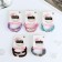 Hair elastic band "Paula" (set 2 pcs) weaving hearts, mix