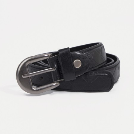 Building belt, width 2.2 cm, screw, buckle metal, black color