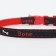 Roger "Jeans" polyester with a bell, 34 x 1 cm, black and red