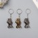 Metal keychain "Fish" mix 4.5x3 cm