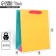 Three-color gift package, packaging, “yellow-pink-blue”, MS 18 x 23 x 10 cm