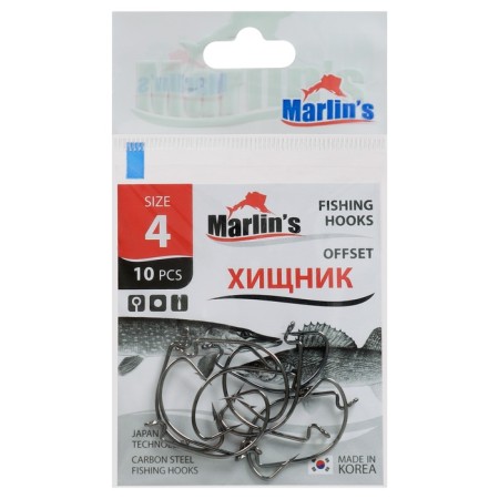 The hook Marlin’s Offset 7316 BN No. 4, 10 pcs.