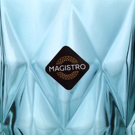 Glass glass magistro "cruise", 240 ml, blue color-5