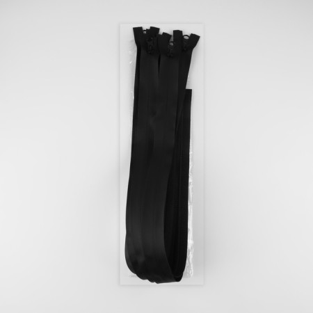 Lightning "Spiral", No. 5, detachable, waterproof, automatic lock, 70 cm, black color-2